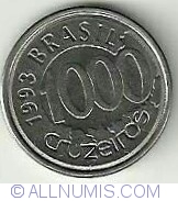 Image #2 of 1000 Cruzeiros 1993