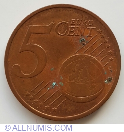 Image #1 of 5 Euro Cent 2016 F