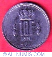 Image #1 of 10 Francs 1971
