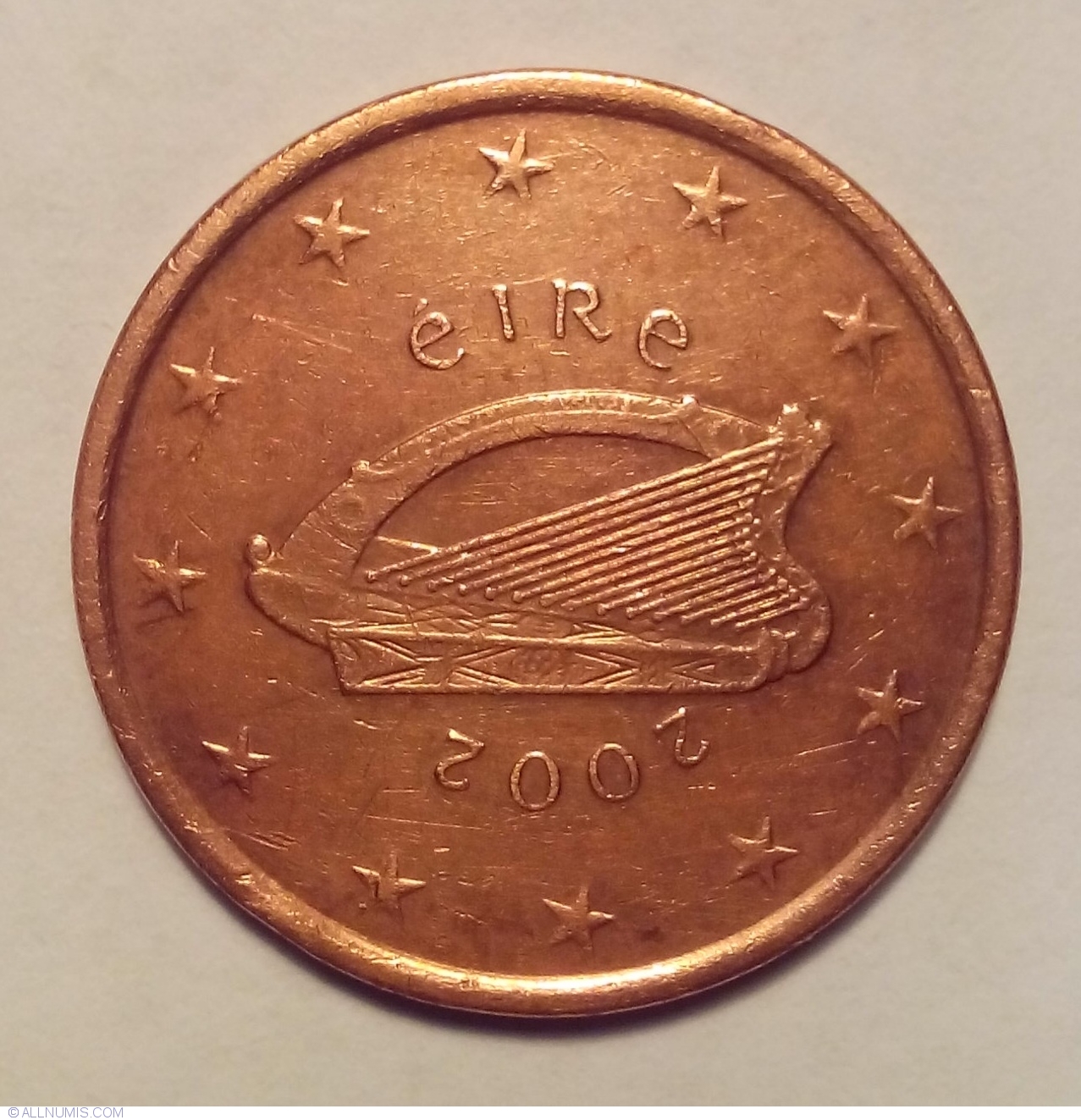 5 Euro Cent 2002 Euro 2002 present Ireland Coin 12773
