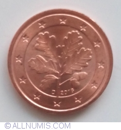 Image #2 of 2 Euro Cent 2016 D