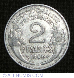 Image #1 of 2 Francs 1949 B