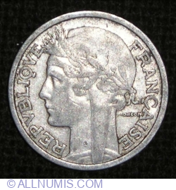 Image #2 of 2 Francs 1949 B