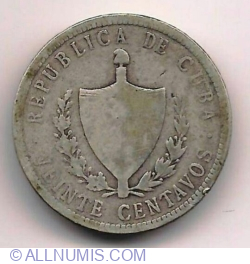 Image #2 of 20 Centavos 1916