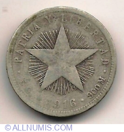Image #1 of 20 Centavos 1916