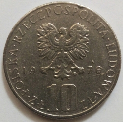 10 Zloti 1976 - Bolesław Prus