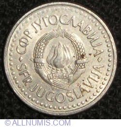 Image #2 of 1 Dinar 1990