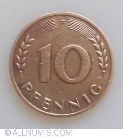 Image #1 of 10 Pfennig 1950 F