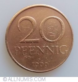 Image #1 of 20 Pfennig 1969