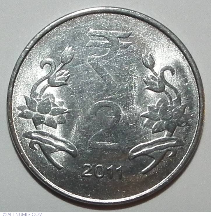 2 Rupee 2011 (C), Republic - 2011- - India - Coin - 25868
