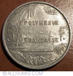 Image #2 of 5 Francs 1975