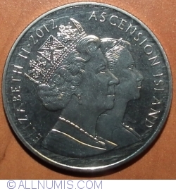 Image #1 of 2 Pounds 2012 - Elizabeth II Diamond Jubilee