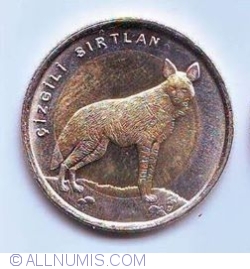 Image #2 of 1 Lira 2014 - Striped Hyena