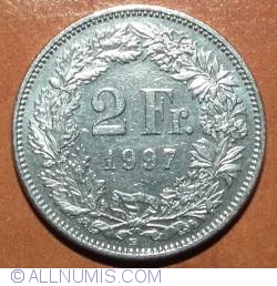 Image #2 of 2 Francs 1997 B