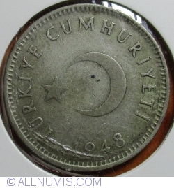 Image #2 of 1 Lira 1948