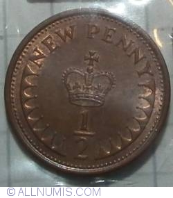 1/2 New Penny 1980