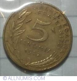 Image #1 of 5 Centimes 1972