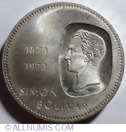 10 Bolivares 1973 - Centenary of Simon Bolivar