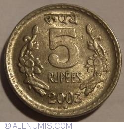 5 Rupees 2003 H