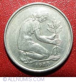 Image #2 of 50 Pfennig 1978 F