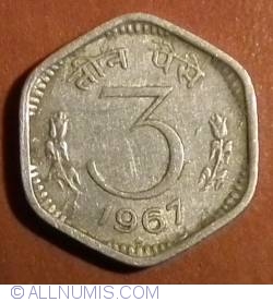 Image #1 of 3 Paise 1967 (H)
