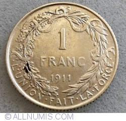Image #1 of 1 Franc 1911 (French)