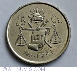 25 Centavos 1951