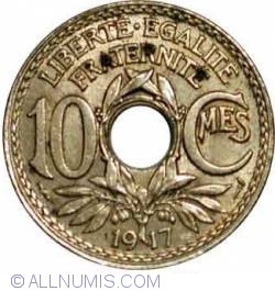 10 Centimes 1917