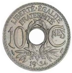 10 Centimes 1934