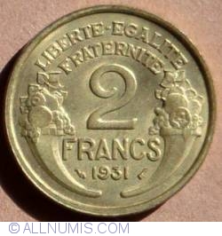 Image #2 of 2 Francs 1931