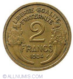 Image #2 of 2 Francs 1934