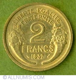Image #2 of 2 Francs 1937