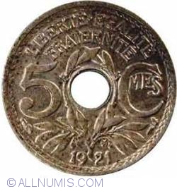 Image #2 of 5 Centimes 1921