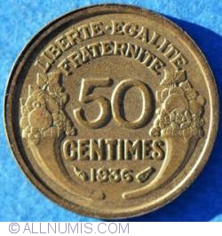 50 Centimes 1936