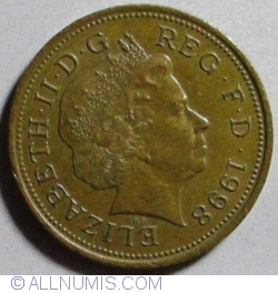 Image #2 of 2 Pence 1998 (non-magnetic)