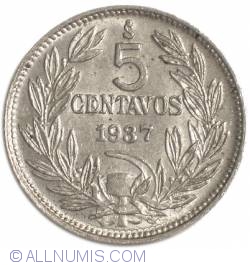 Image #1 of 5 Centavos 1937