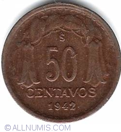 50 Centavos 1942