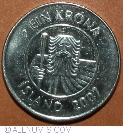 Image #2 of 1 Krona 2007
