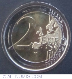 2 Euro 2015 - 30 Years of EU Flag