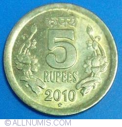 Image #2 of 5 Rupees 2010 (H)