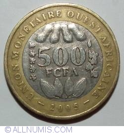 Image #2 of 500 Francs 2005