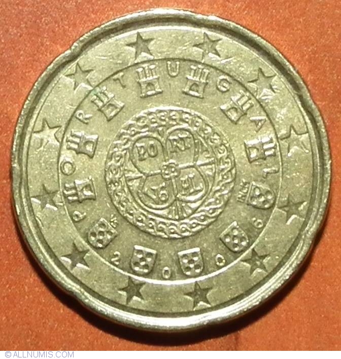 20 Euro Cent 2006 Euro 2002 Present Portugal Coin 32113
