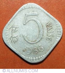 5 Paise 1986