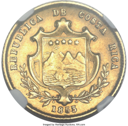 1 Escudo 1853 JB