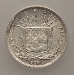 Image #1 of 10 Centavos 1865 GW