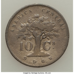 Image #2 of 10 Centavos 1872 GW