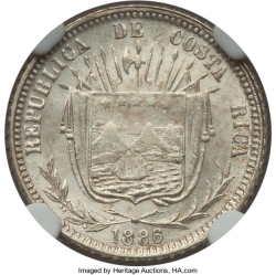 10 Centavos 1886 GW