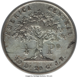 Image #1 of 1/4 Peso 1853 JB