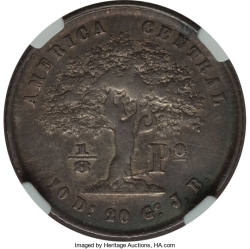 Image #1 of 1/8 Peso 1853 JB