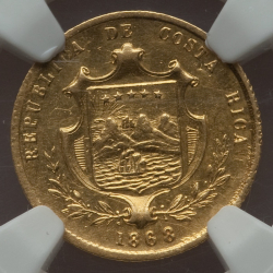 2 Pesos 1868 GW